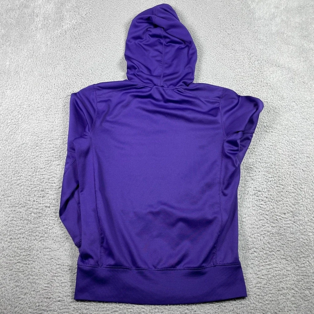LSU Tigers Hoodie Mens Small Purple Nike Therma-FIT Sweatshirt Pullover
